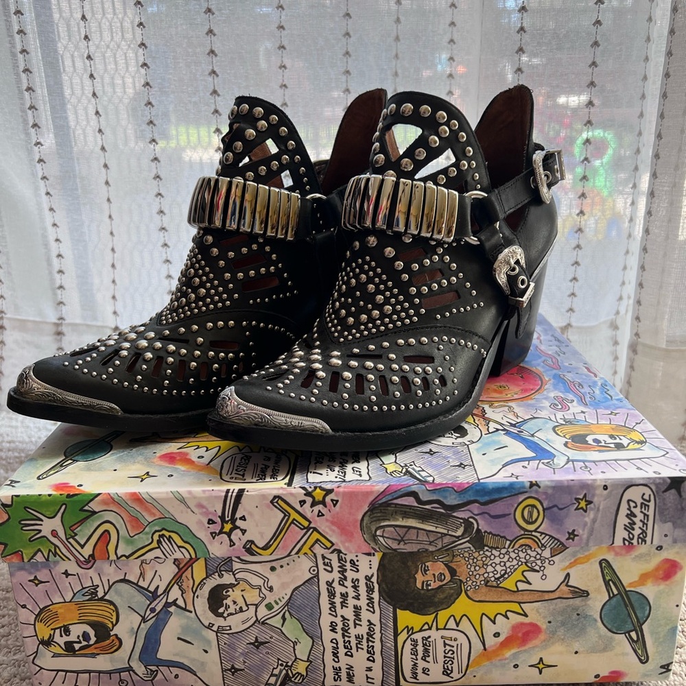 Jeffrey Campbell studded western bootie